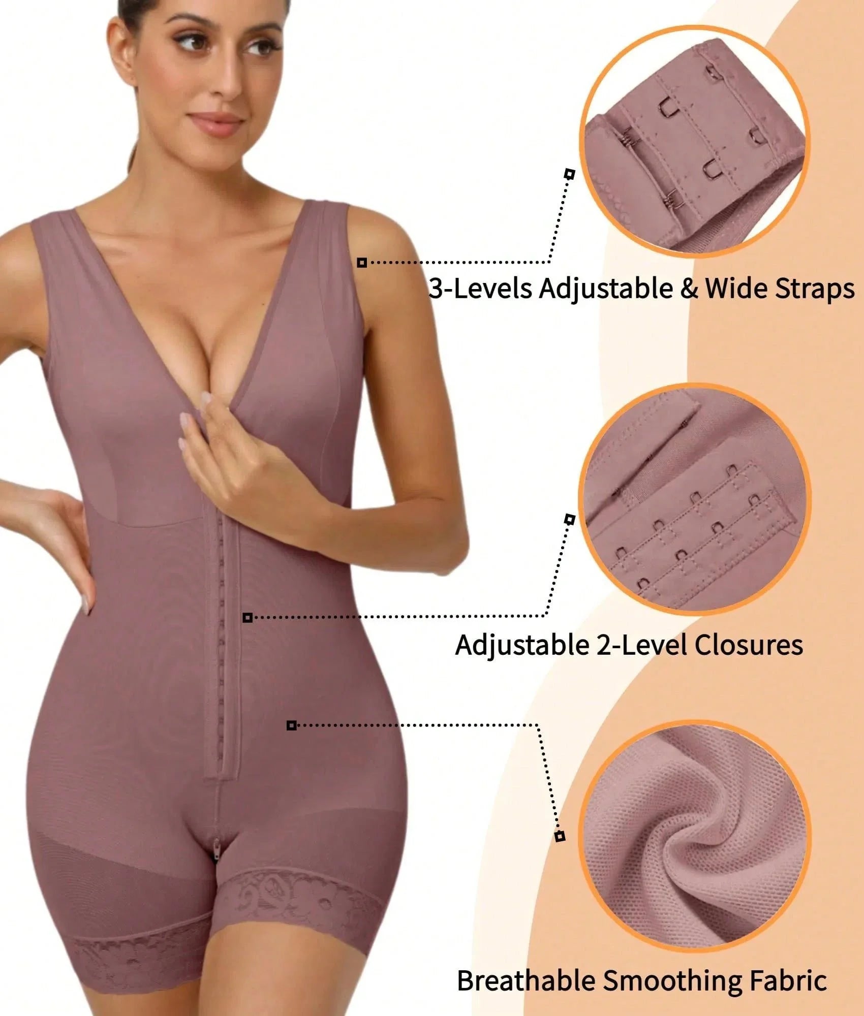 Fajas Colombianas Shapewear for Women Tummy Control Post Surgery Full Body Shaper Butt Lifter with Zipper Crotch Skimsbodysuits Solleonnewfajascurve Elegant Figure Fajas Melibelt Bodysuitfajashaper