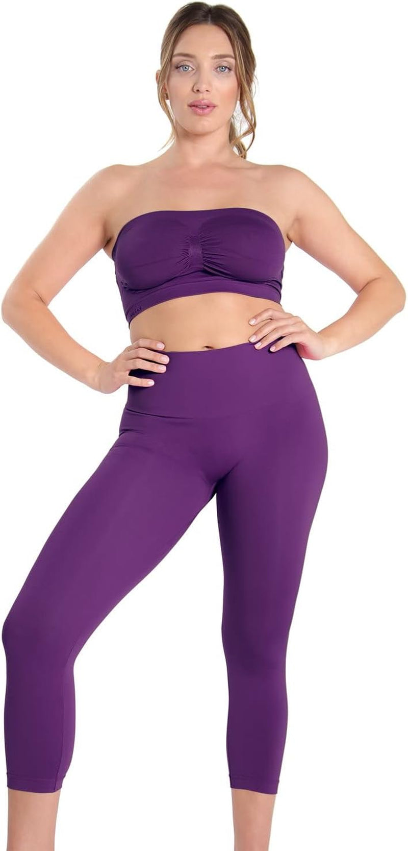 High-Waisted Tummy Control Shapewear Leggings for Women – Breathable Compression Fit