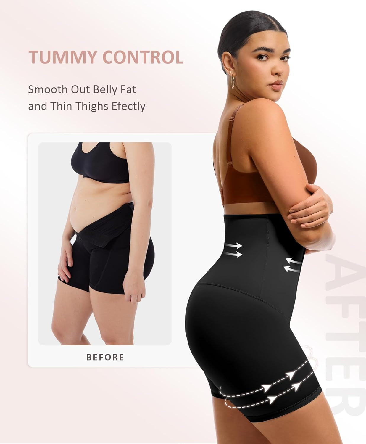 Shapewear for Women Tummy Control High Waist Body Shaper Shorts Waist Trainer Girdle Thigh Slimming Panties